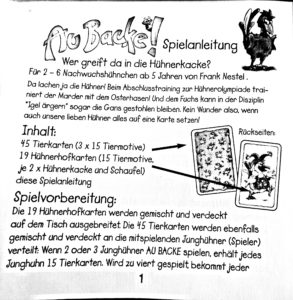 Au Backe! Spielanleitung zum Downloaden