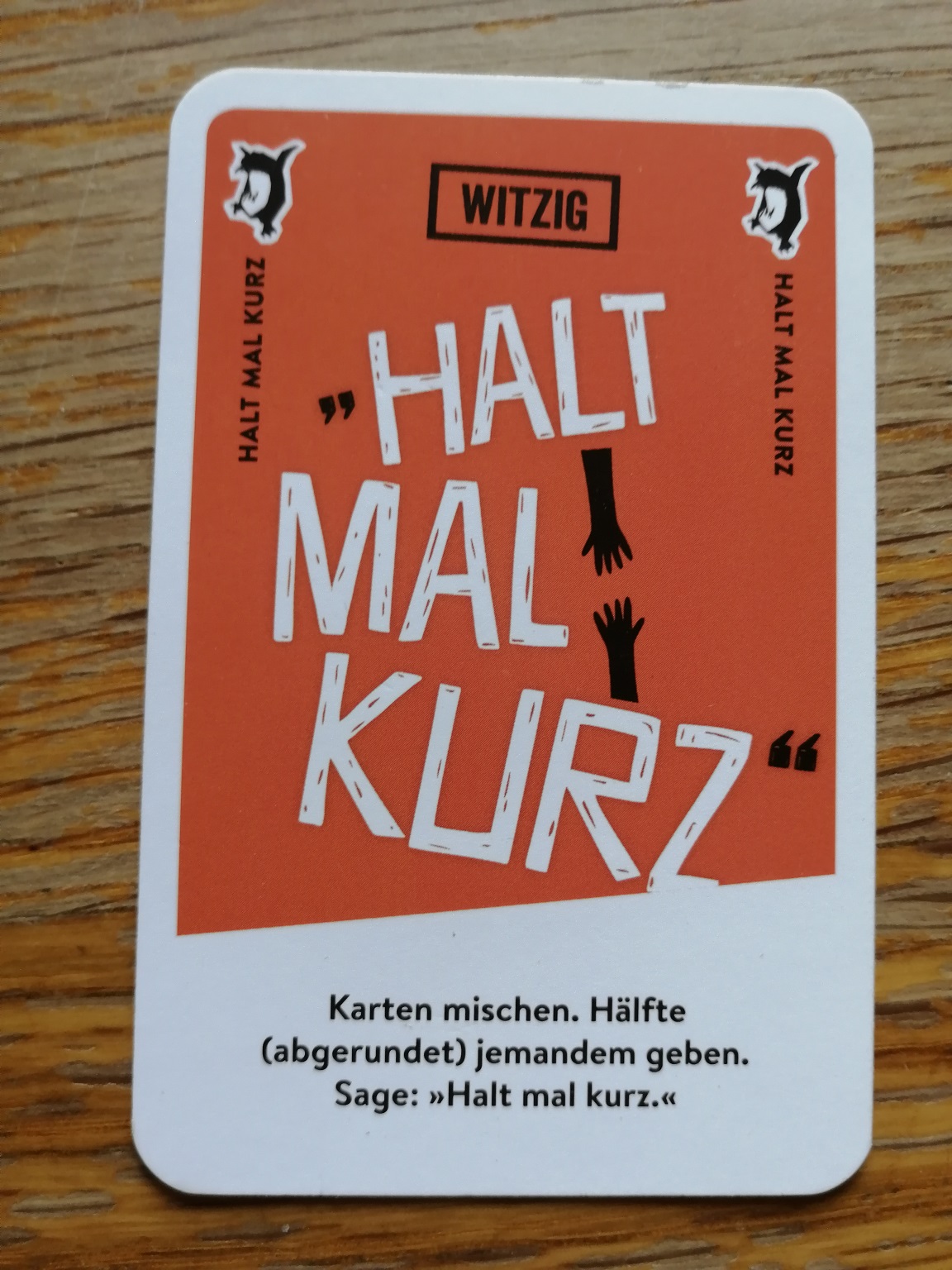 Halt mal kurz (Kartenspiel) Anleitung, Regeln & Testbericht